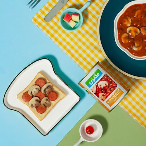 فروش ویژه کنسرو لوبیا چیتی و قارچ مکنزی